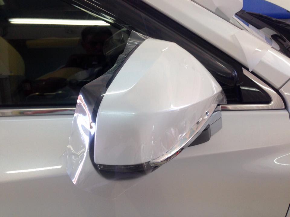 защита зеркал Lexus NX300H пленкой SunTek