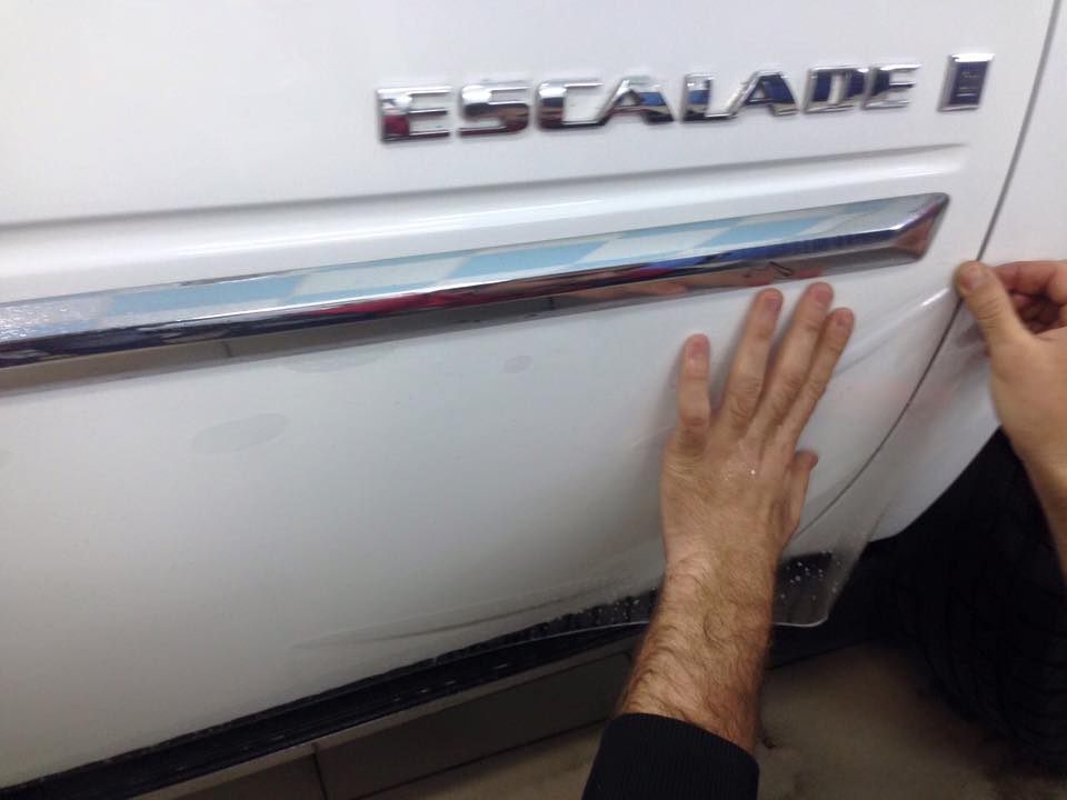 защита дверей Cadillac Escalade