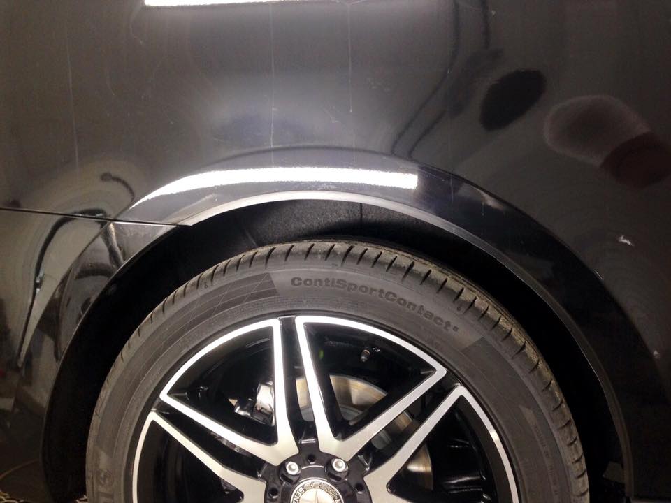 защита колесных арок Mercedes Benz V class от сколов