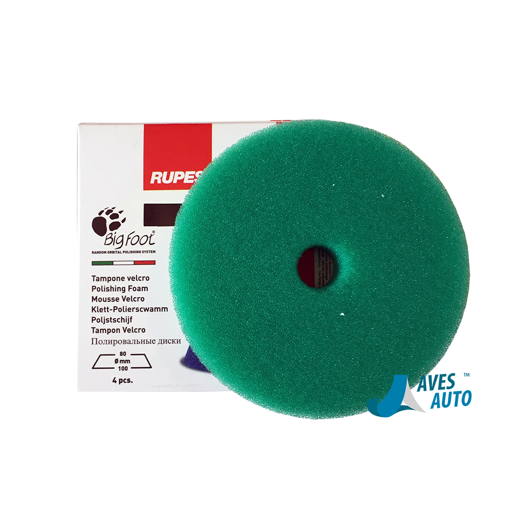 Rupes 9.BF100J Полировальный круг зеленый диаметр 80/100 мм