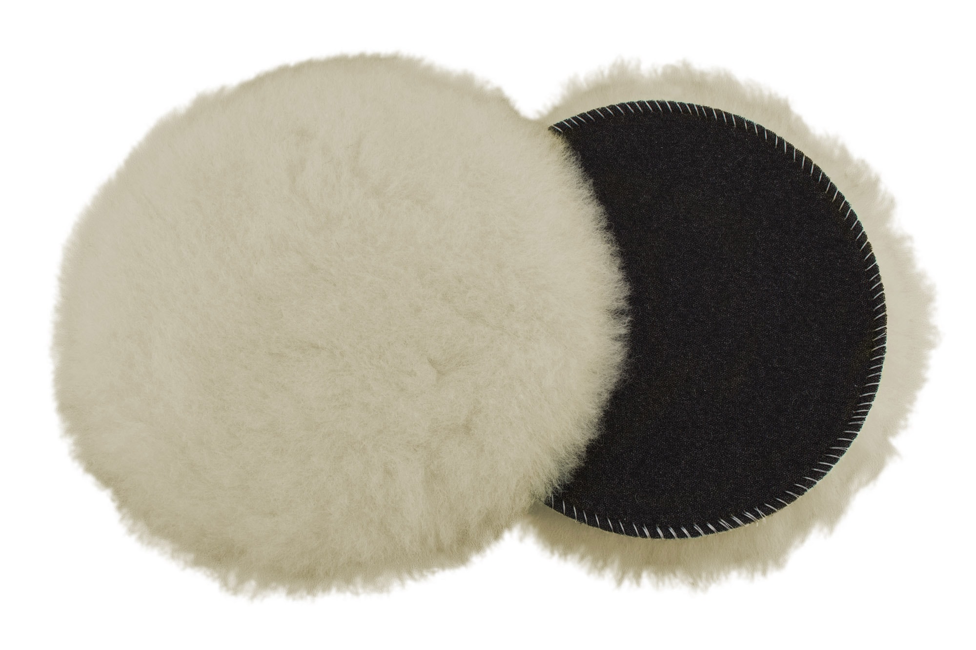 Полировальный круг овчина, бело-черный - Flexipads SUPERFINE Merino GRIP Wool Pad Sf650