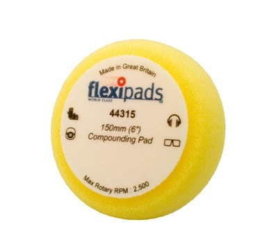 Flexipads 44315 150x50 мм (6") Полировальный круг жесткий, желтый
