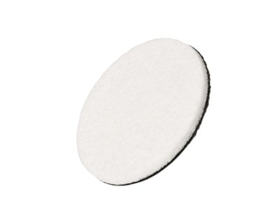 Flexipads 46009 135x4 мм (5") Фетровый круг для полировки стекла, бело-черный