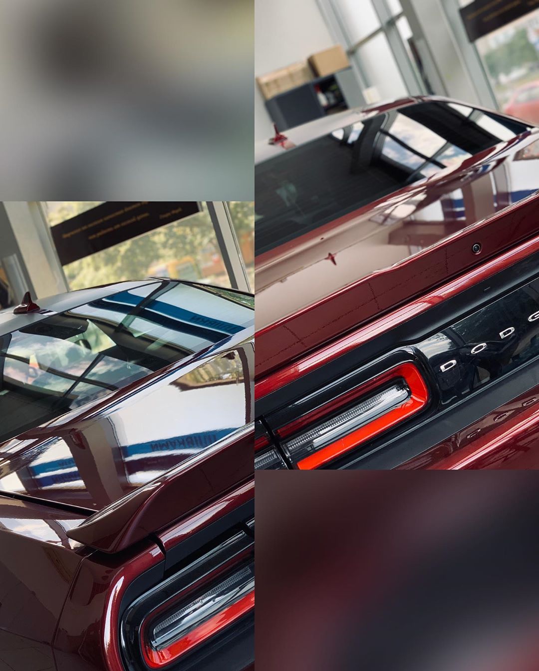 Dodge Challenger: Тонировка | Вид задних стекол