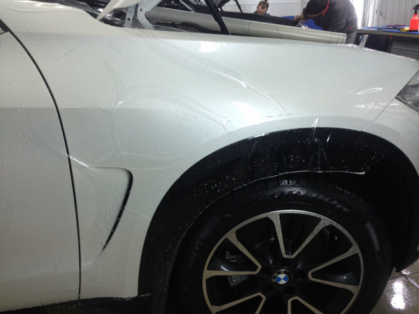 ламінація білого BMW X5