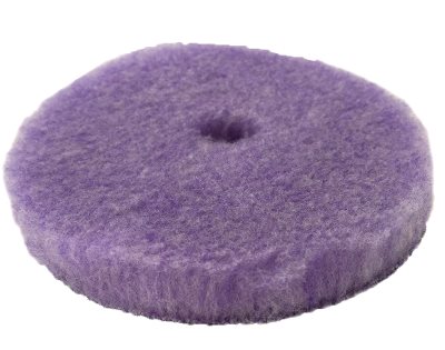 Полировальный круг с отверстием гибридная шерсть - Purple Foamed Wool Buffing/Polishing 152 мм (58-32625WH-1)
