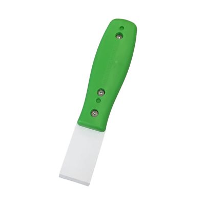 21912124 Пластиковый зеленый скребок, прямой - Green Plastic scraper (25 мм.)