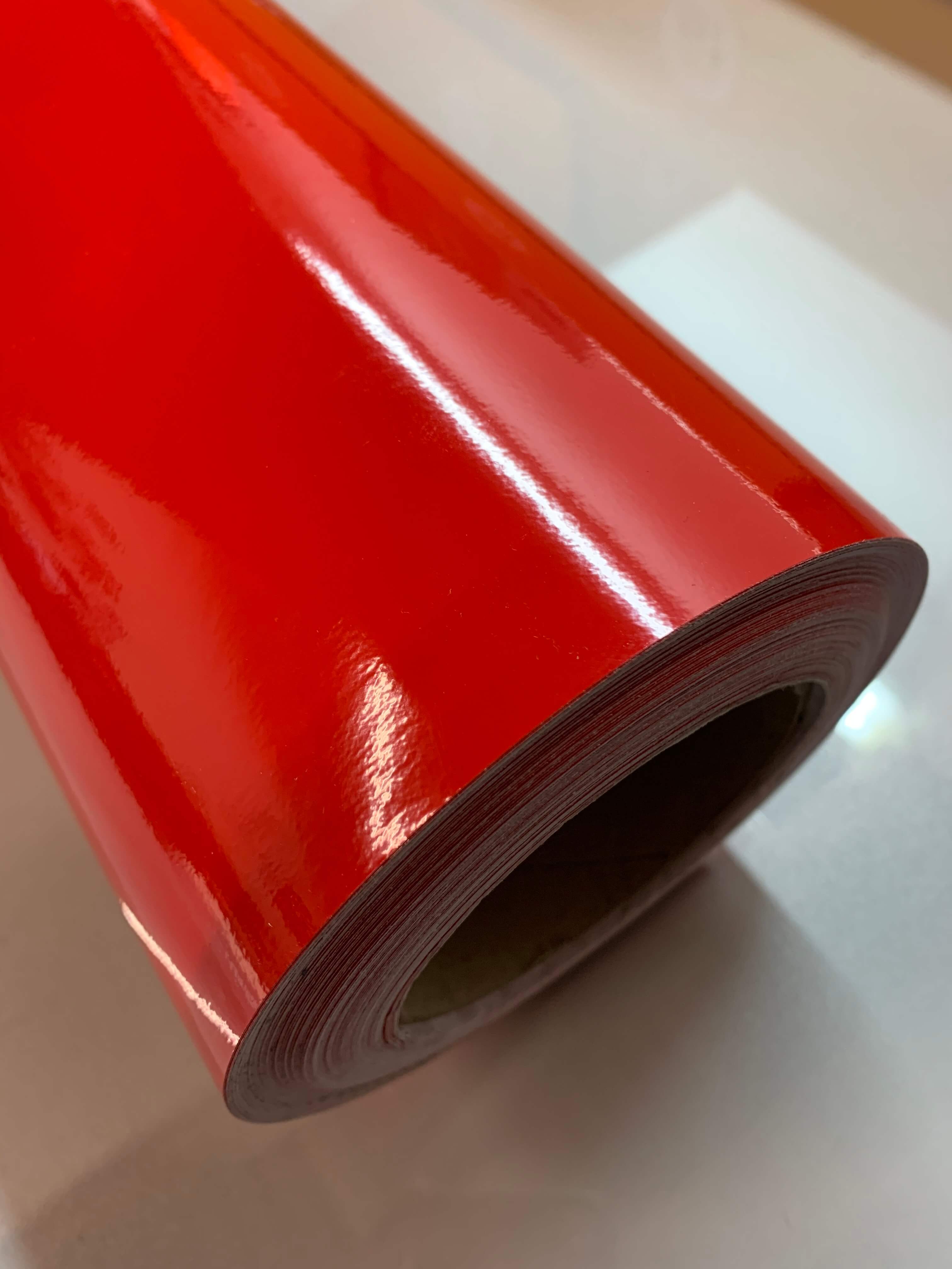 Красная глянцевая пленка KPMF 88053