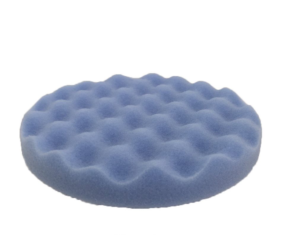 Полировальный круг рифленый глейз - Lake Country Waffle Pro Blue Finessing Foam 125 мм