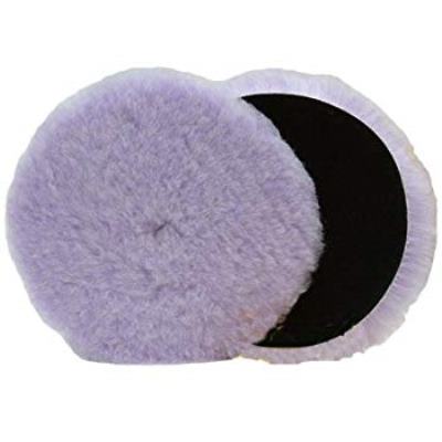 Полировальный круг гибридная шерсть - Lake Country Purple Foamed Wool Buffing/Polishing 125 мм