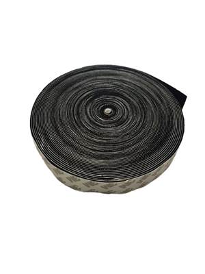 Самоклеющаяся лента для выгонок, черный фетр - CARIGHT 1" acrylic felt, 15m/roll