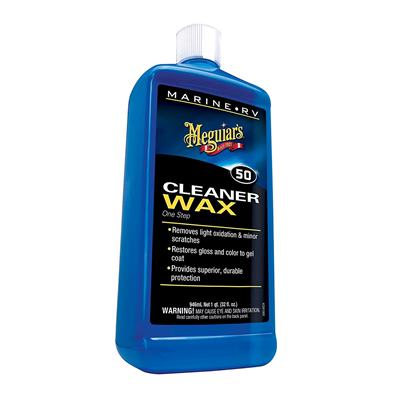 Одношаговый очищающий воск для лодок - Meguiar`s Marine/RV One Step Cleaner Wax Liquid