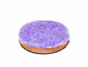 Полировальный круг гибридная шерсть на поролоне - Lake Country Purple foamed  wool pad