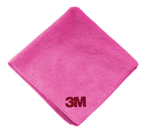 розовая микрофибровая салфетка 3М