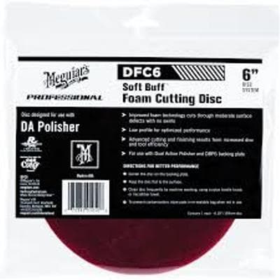 Поролоновый полировальный диск  Meguiar's DFC6 DA Foam Cutting Pad 6"
